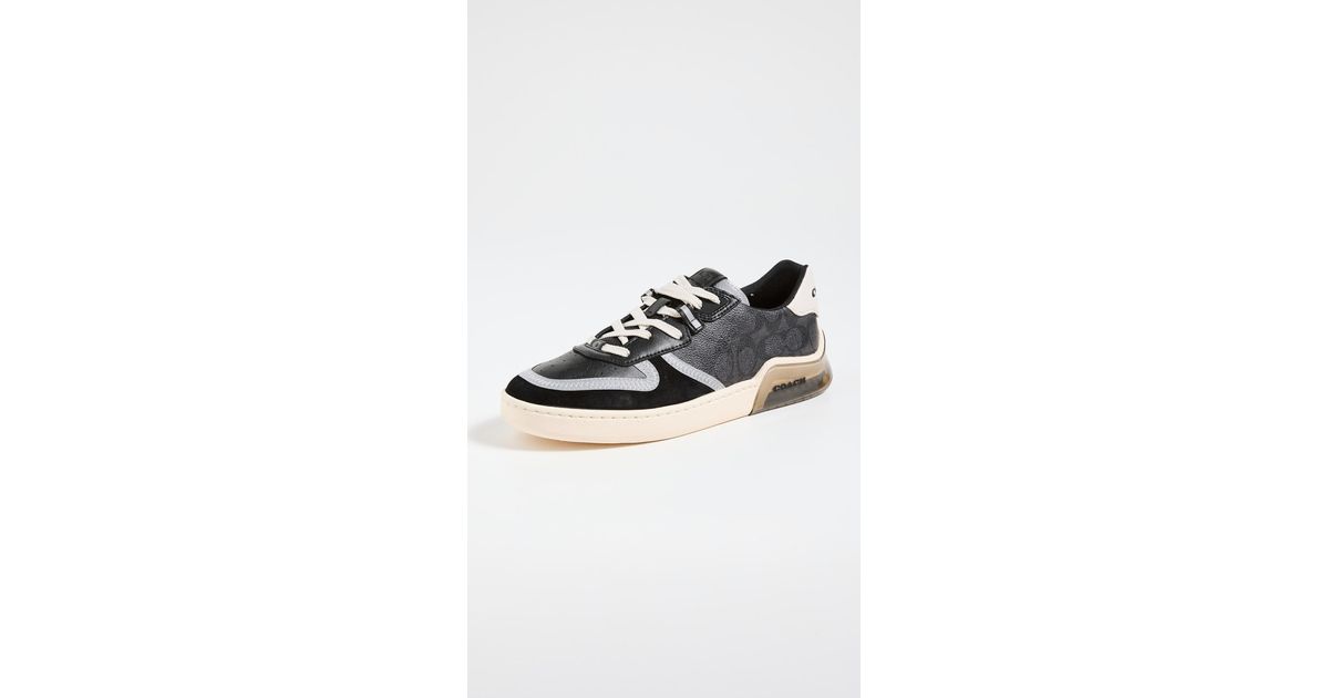 【COACH】大人気商品！Citysole Court Sneakerシグネチャー COACH Citysole Signature Court Sneakers for Men | Lyst