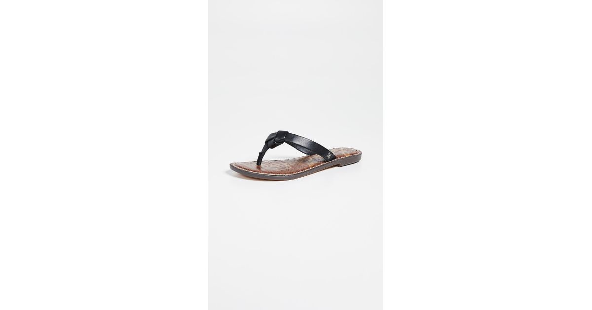 sam edelman black flip flops