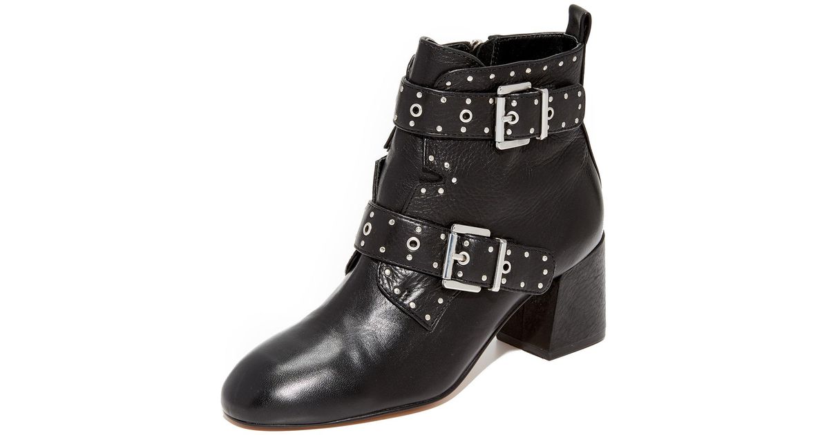 rebecca minkoff studded booties