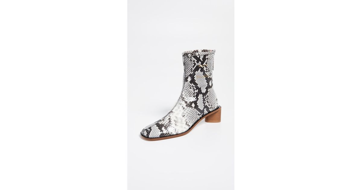 acne studios snake boots