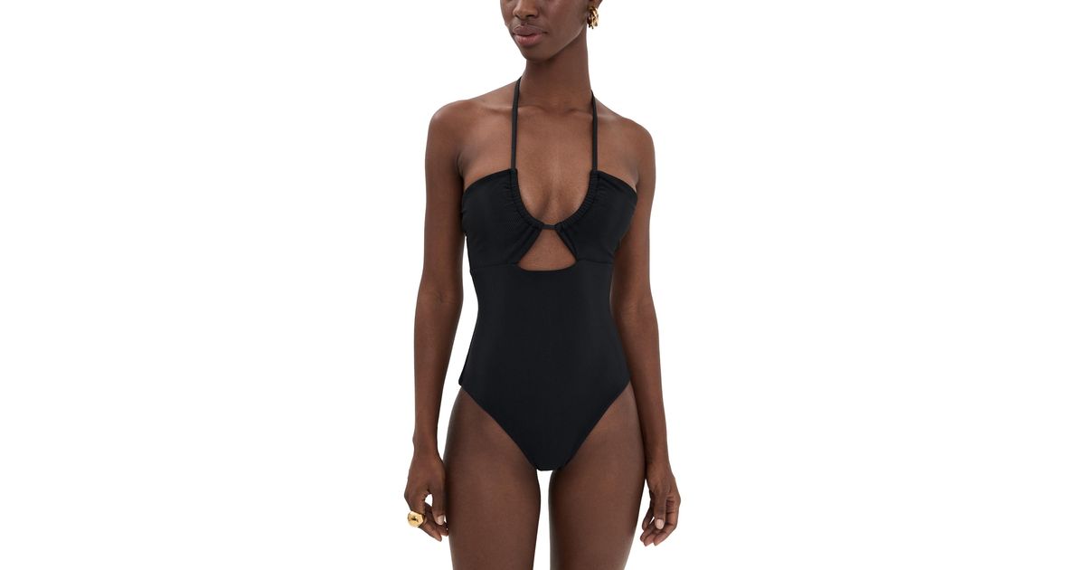 Beach Riot Phoenix One Piece in Black | Lyst