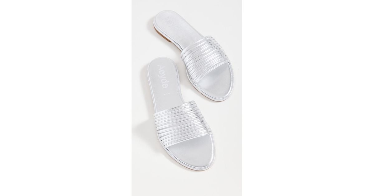 Aeyde Noa Sandals in White | Lyst