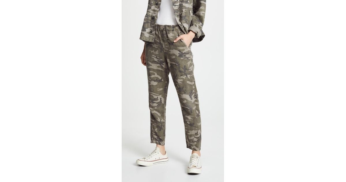 amo slouch trouser camo