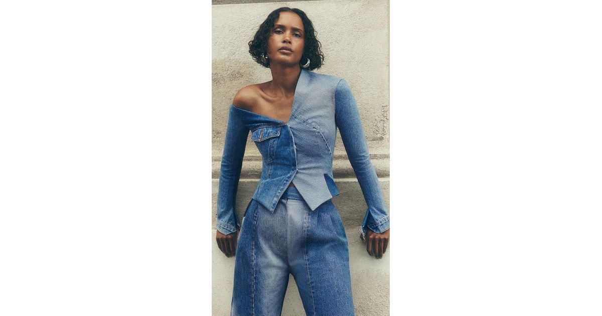 A.W.A.K.E. MODE A. W.a. K.e. Mode Upcycled Denim Off