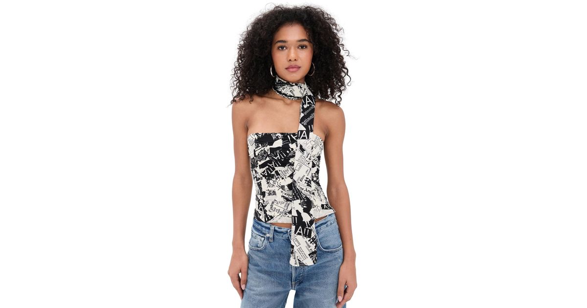 Lioness Island Bodice Top in Black | Lyst