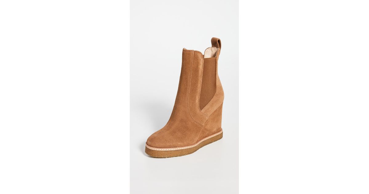 Veronica Beard Ari Wedge Boot Flash 