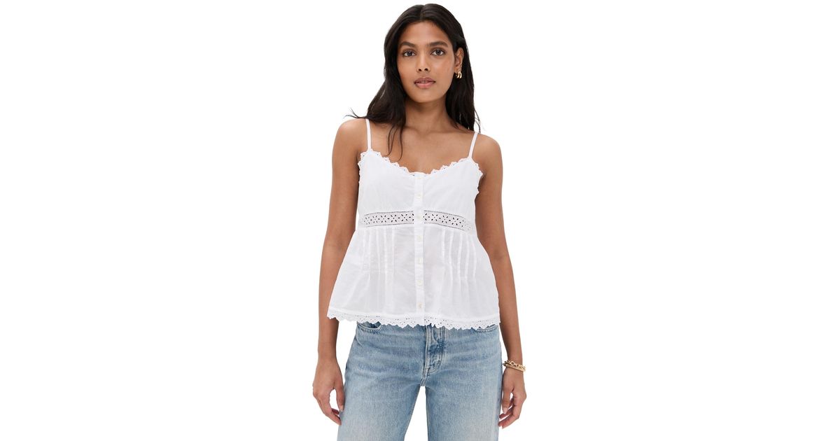Xirena Anna Tank in White | Lyst