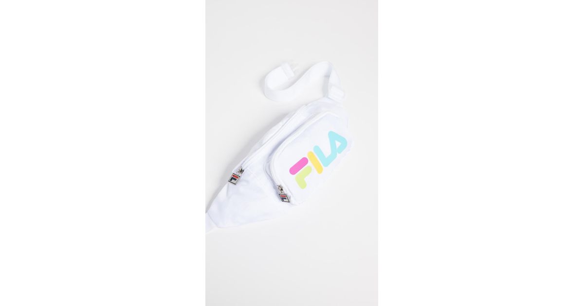 fila neon fanny pack