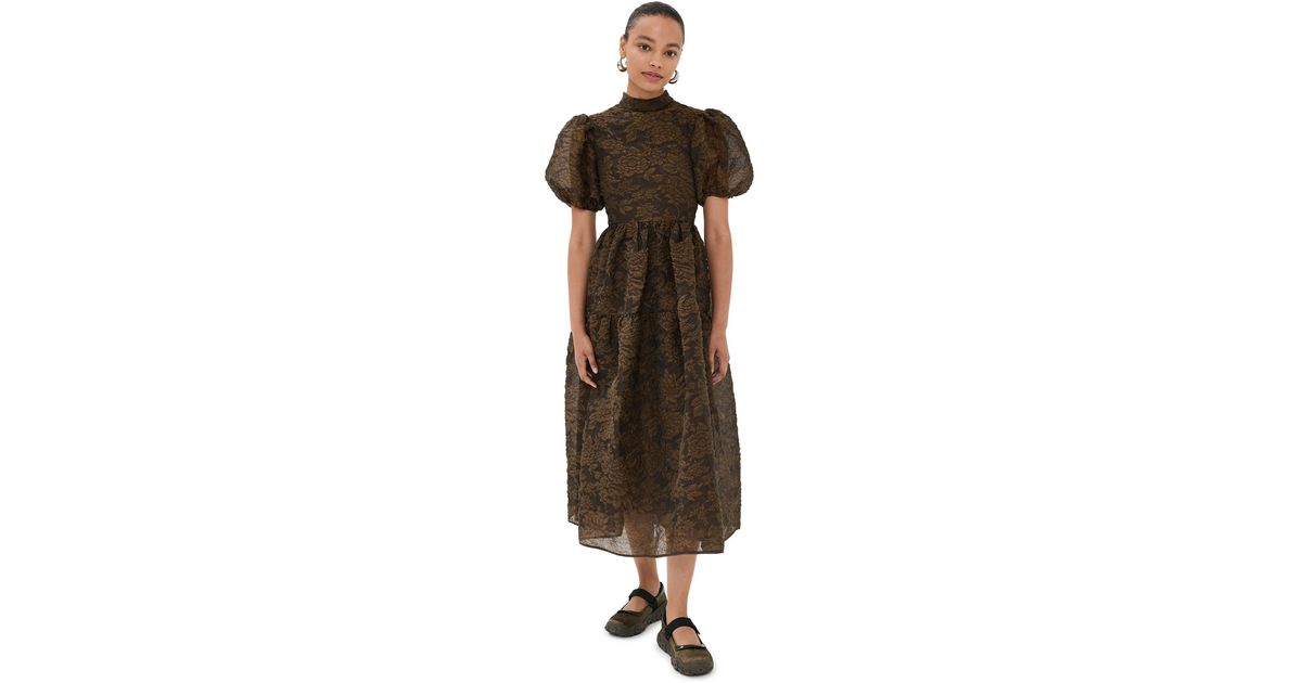 【Cecilie Bahnsen】KELLY DRESS KELLY | DRESS CLOUD MATELASS… PARAKEET