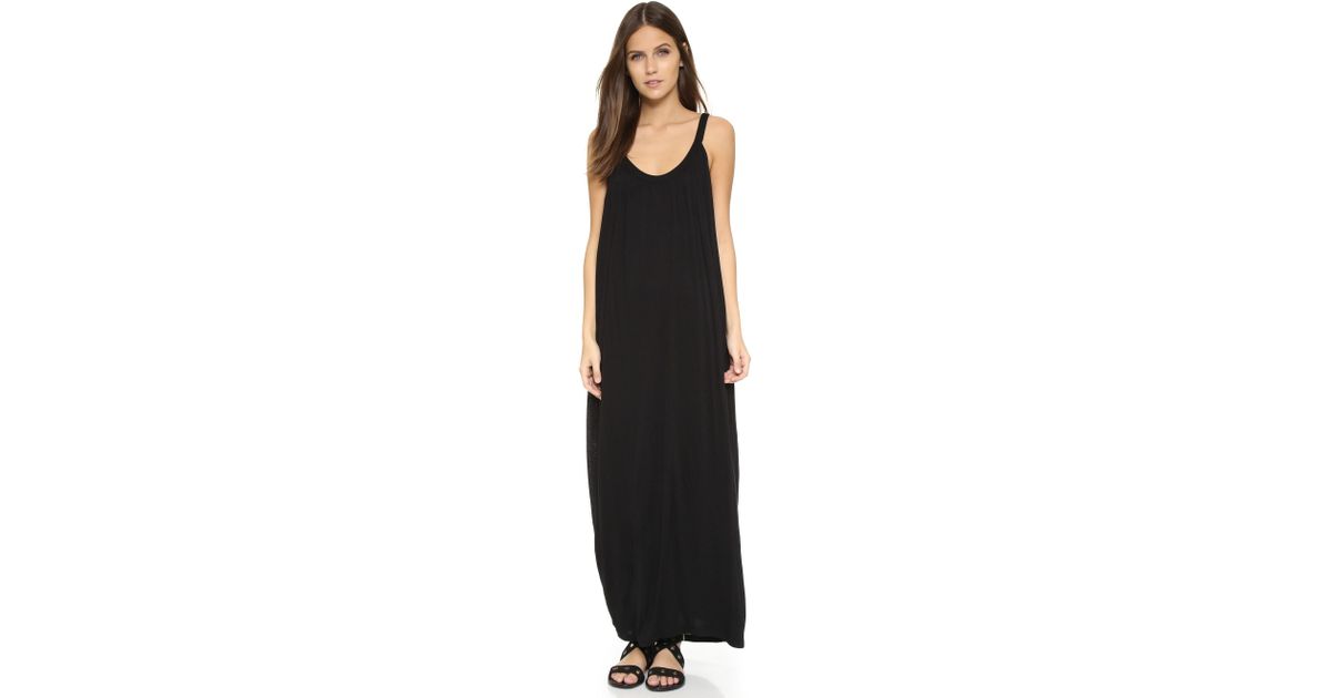 velvet slinky maxi dress