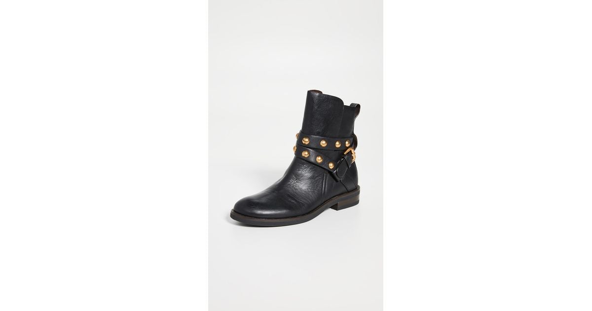 See By Chloe Janis Flat Boots in Black Lyst
