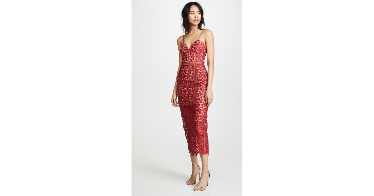 dark red arabella dress