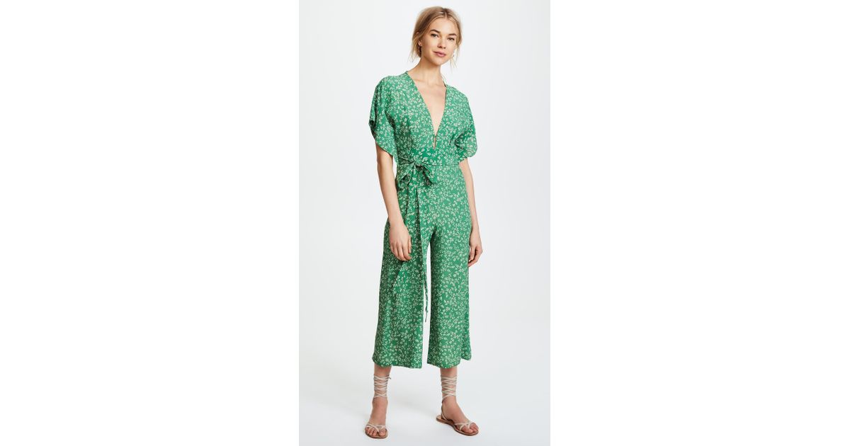 faithfull the brand jumpsuit green
