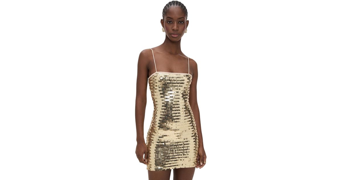 Runaway the Label Kerrie Sequin Mini Dress in Black