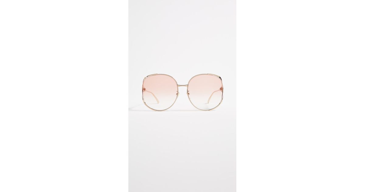 gucci urban folk oval sunglasses