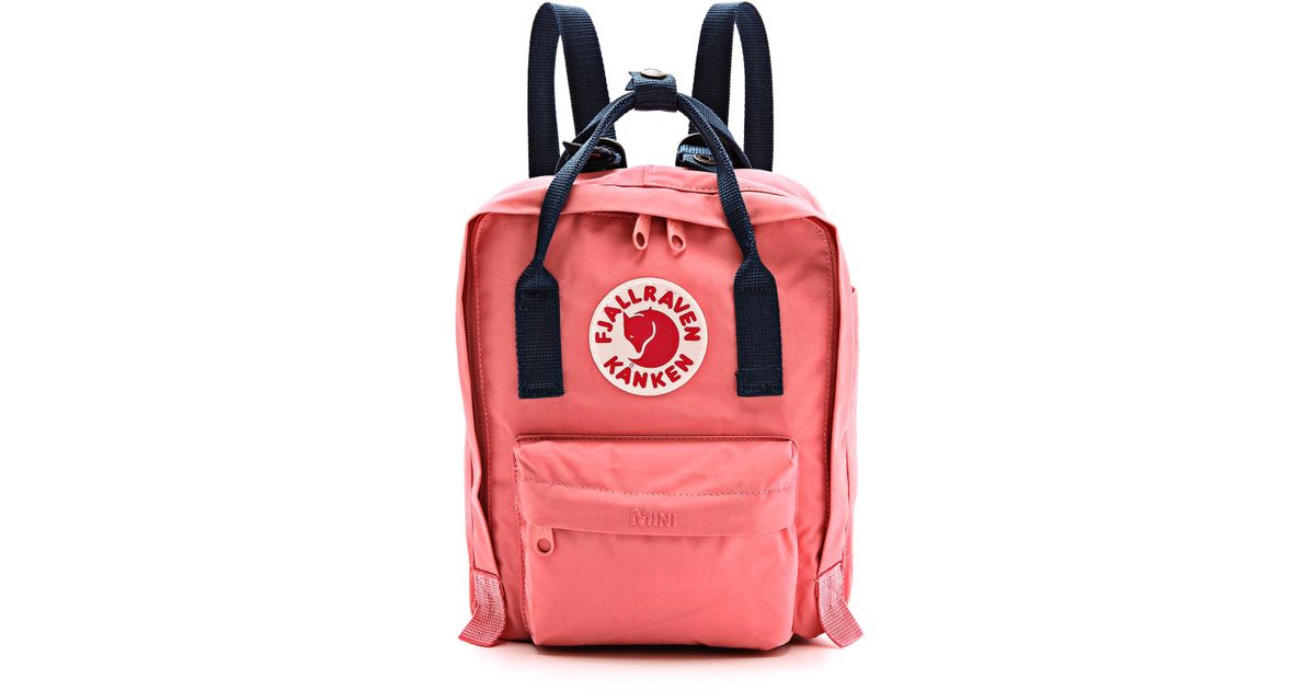 kanken mini pink royal blue