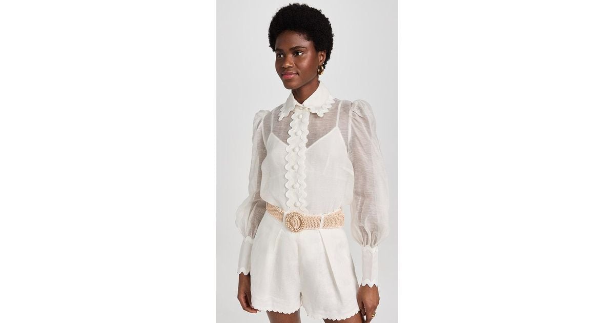 RaanPahMuang Unisex Africa Dashiki Shirt - Bright White Cotton, Plain Front, XX-Large, White & Yellow - View #8