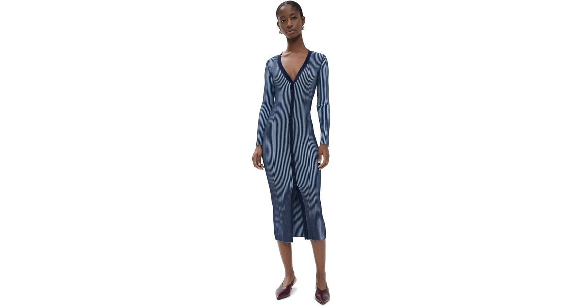 Staud Women's Shoko Colorblock Sweater Blue Size L main image 1