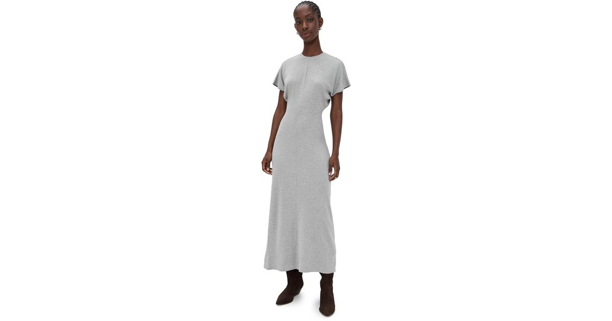 Polo Ralph Lauren Wool Jersey A Line Dress in White | Lyst