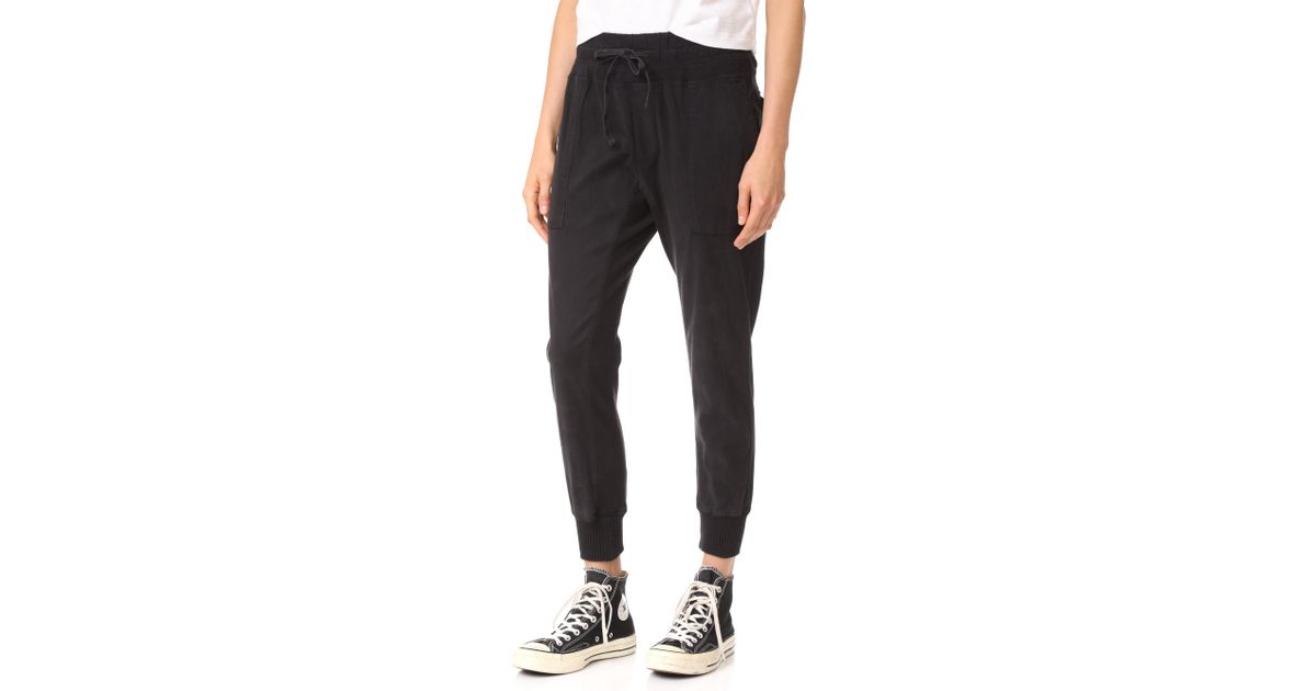 james perse contrast sweatpants