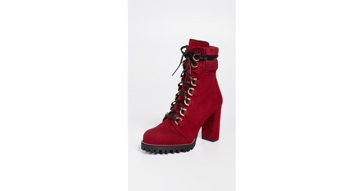 stuart weitzman shackleton suede combat boots