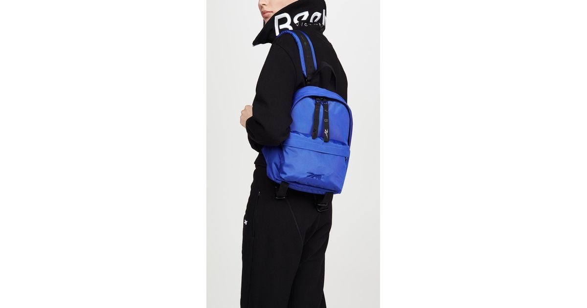 Reebok X Victoria Beckham Rbk Vb Mini Backpack in Blue | Lyst