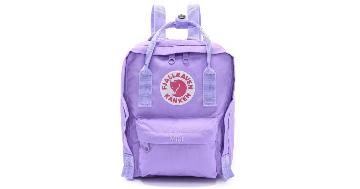 Fjallraven Kanken Mini Backpack in Purple Lyst