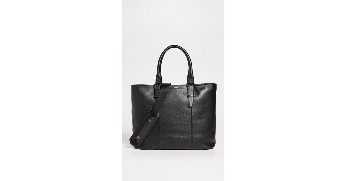 Cole Haan Triboro Tote in Black for Men | Lyst