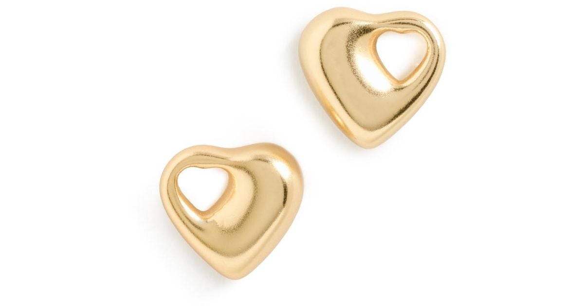 Madewell heart earrings shop