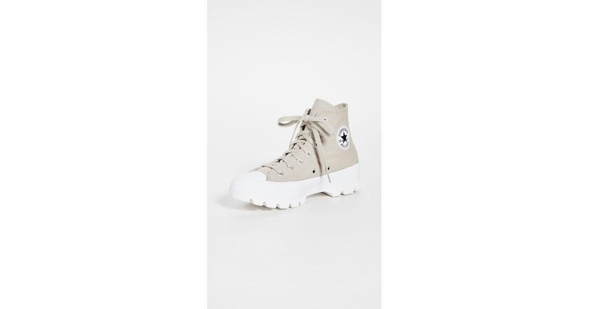 Converse Chuck Taylor All Star Lugged Sneaker Boots in White | Lyst