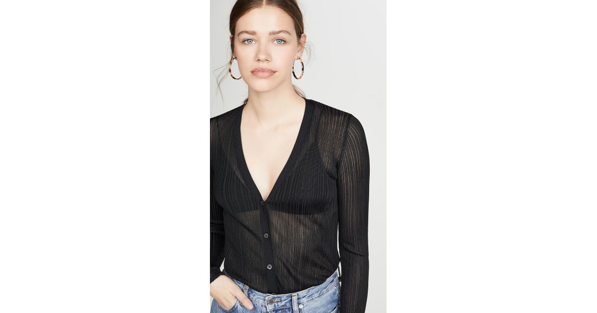 theory pointelle cardigan