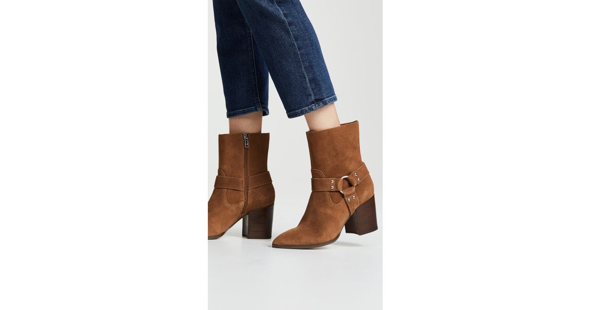 steven jiffie block heel booties