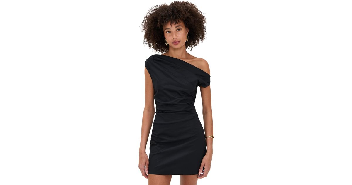 STAUD Phare Mini Dress in Black | Lyst