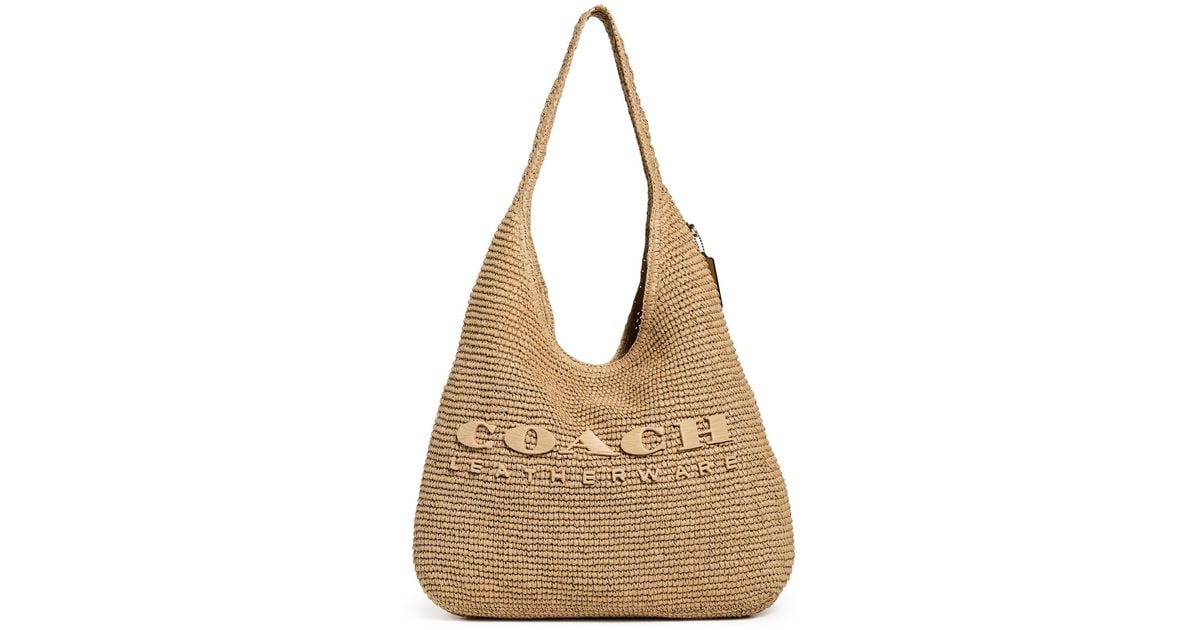 COACH★Brooklyn Shoulder Bag 39★Natural★ストロー素材★A4可 COACH® | Brooklyn Shoulder Bag 39