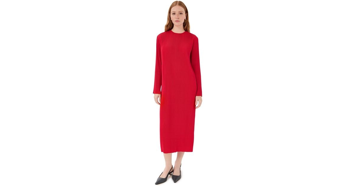 knee length dresses for ladies Eco Poplin Overall Midi Dress – Tibi Official