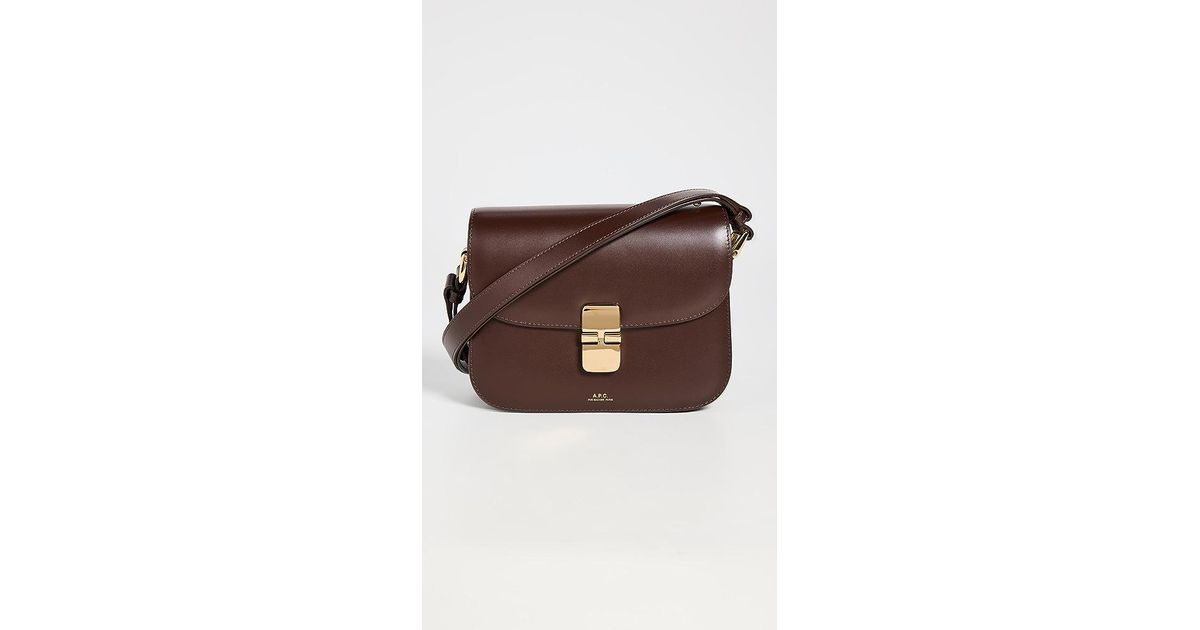 A.P.C. Sac Grace Small Bag in Brown | Lyst