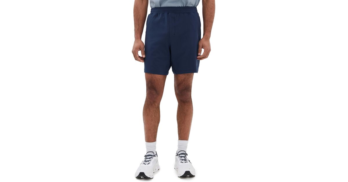 Alo Yoga Conquer React Performance Shorts 7 in Blue for Men | Lyst