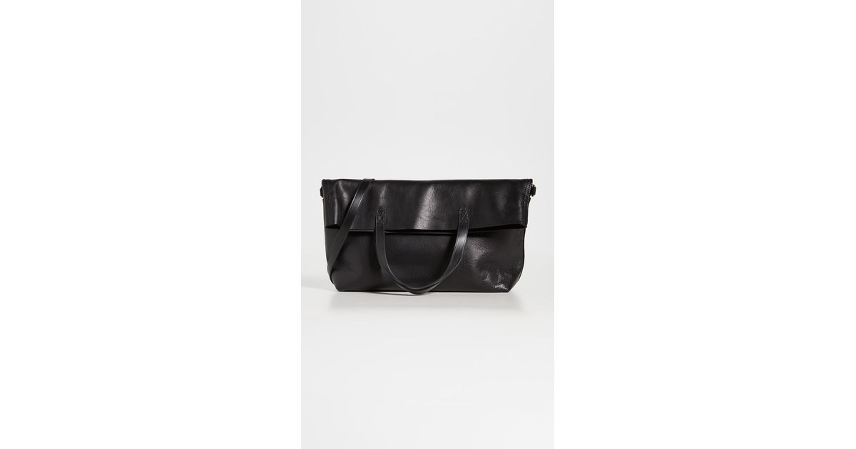 The foldover sales transport tote