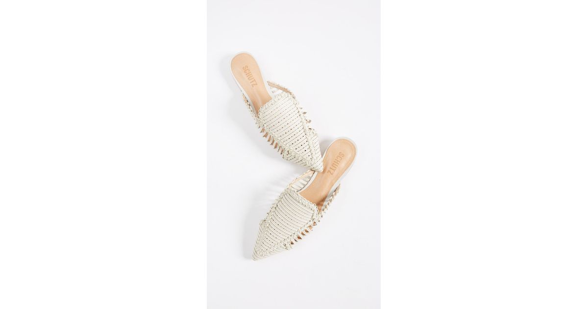 schutz marli point toe mules
