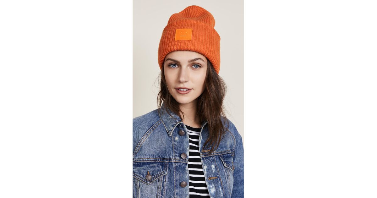 Acne Studios Wool Pansy S Face Hat in 