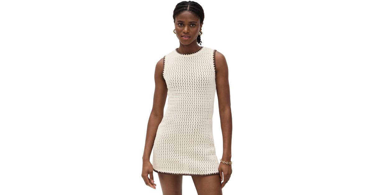 aligne immy crochet mini dress Aligne Immy Crochet Mini Dress