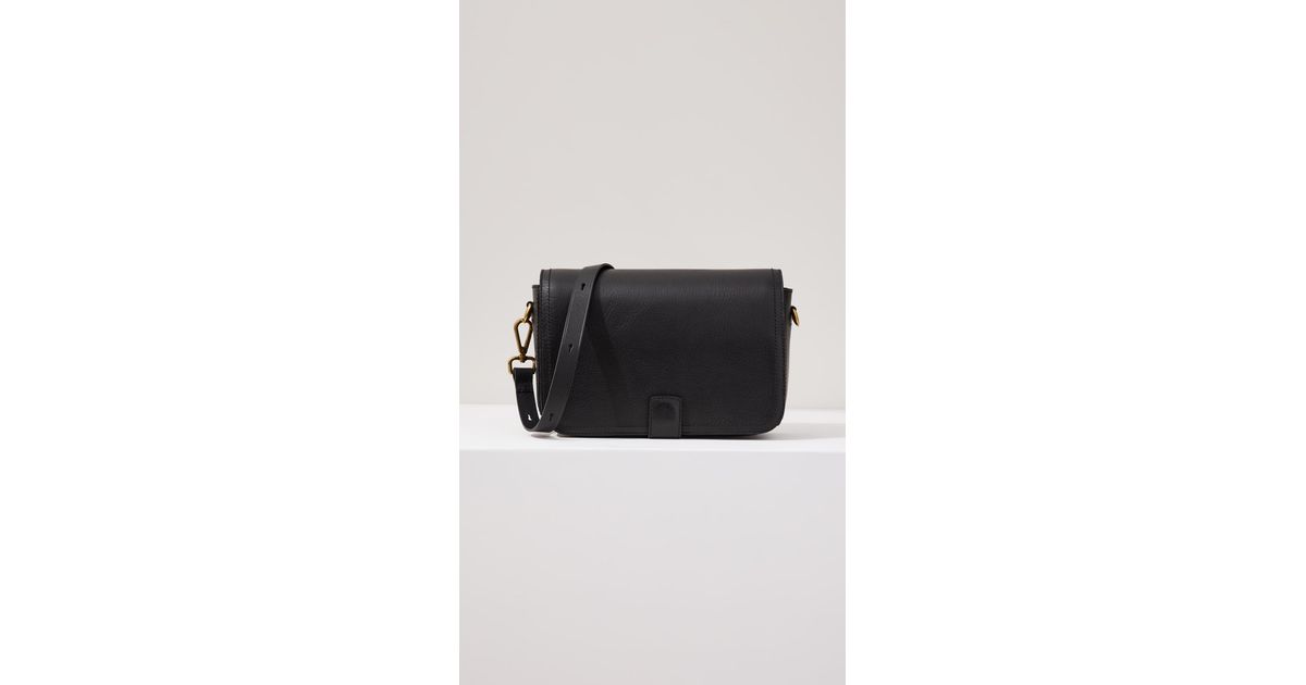 Madewell Transport Flap Shoulder Bag in Black Lyst