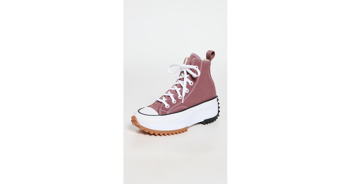 run star hike canvas platform sneakers