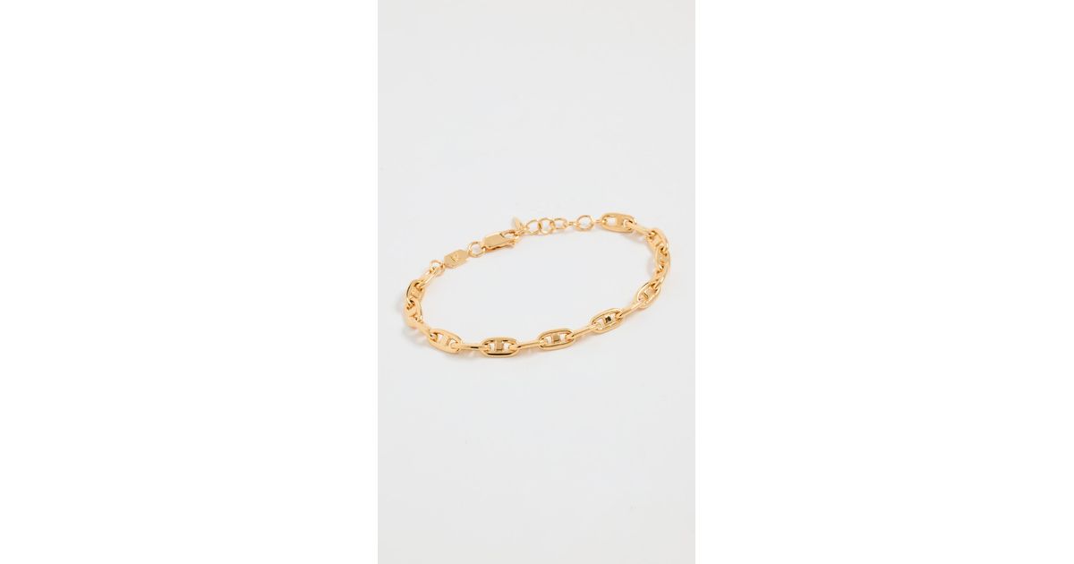 Missoma 18k Marina Chain Bracelet in Metallic | Lyst