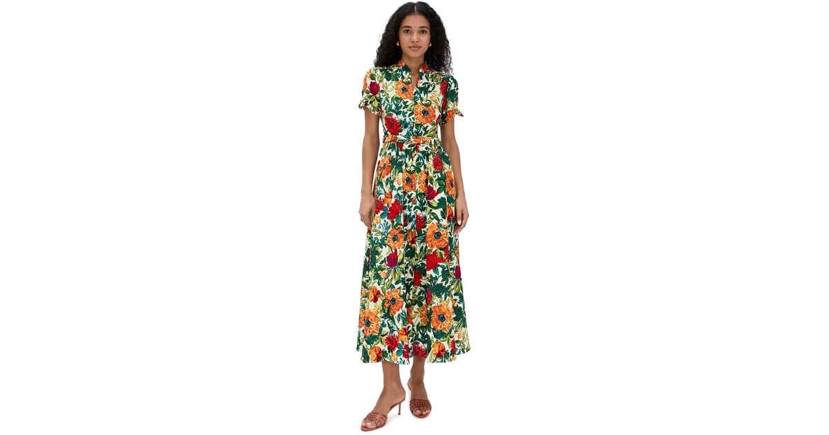 Saloni Ena Dress in White