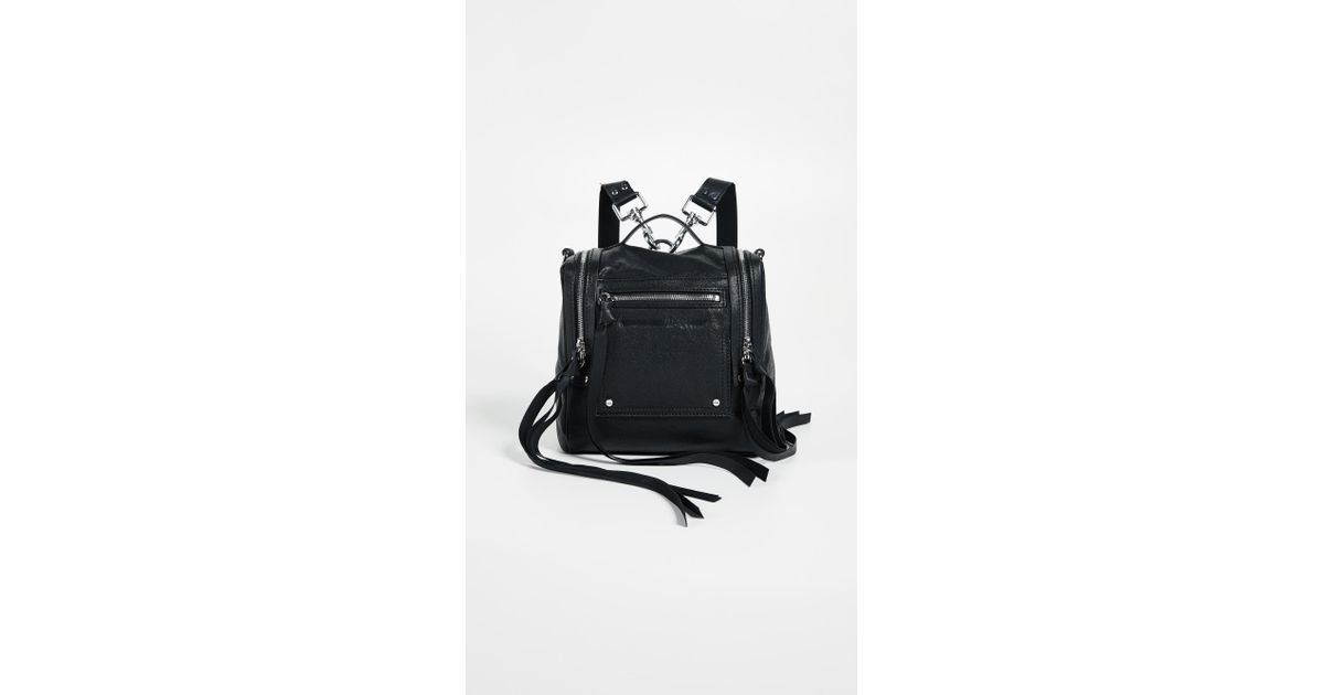 mcq leather backpack