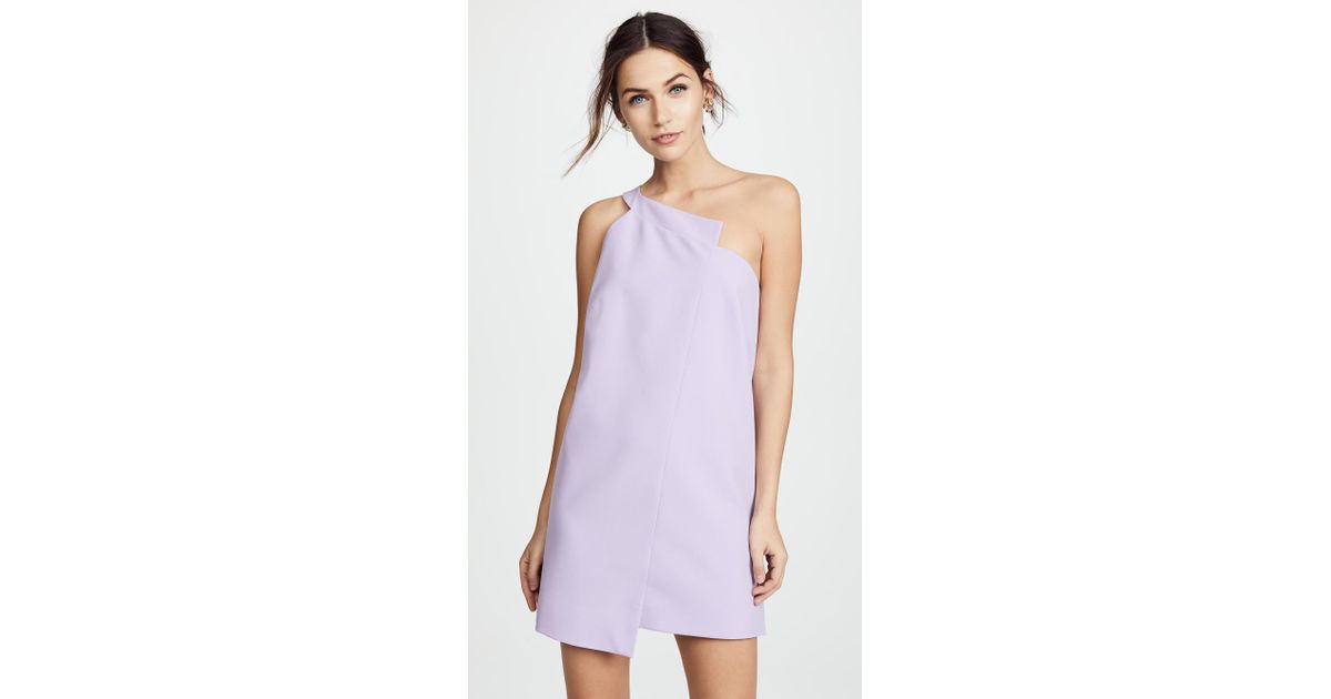 one shoulder shift dress