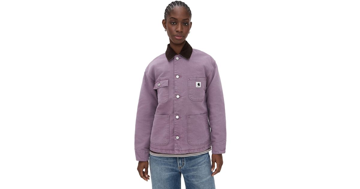 Carhartt ミシガンコート カーハート　パープル Carhartt Og Michigan Coat in Purple | Lyst