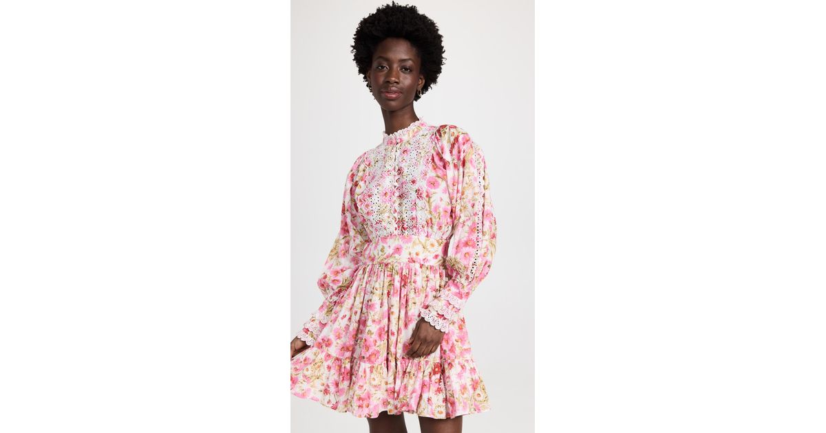 byTiMo Cotton Slub Mini Dress in Pink Lyst