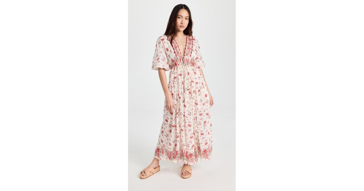 Free People Lysette Maxi Dress in Pink | Lyst